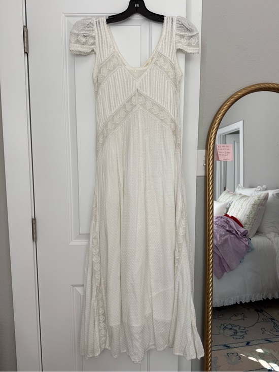 LoveShackFancy Dresses & Skirts - LoveShackFancy Cream Lace Maxi Dress